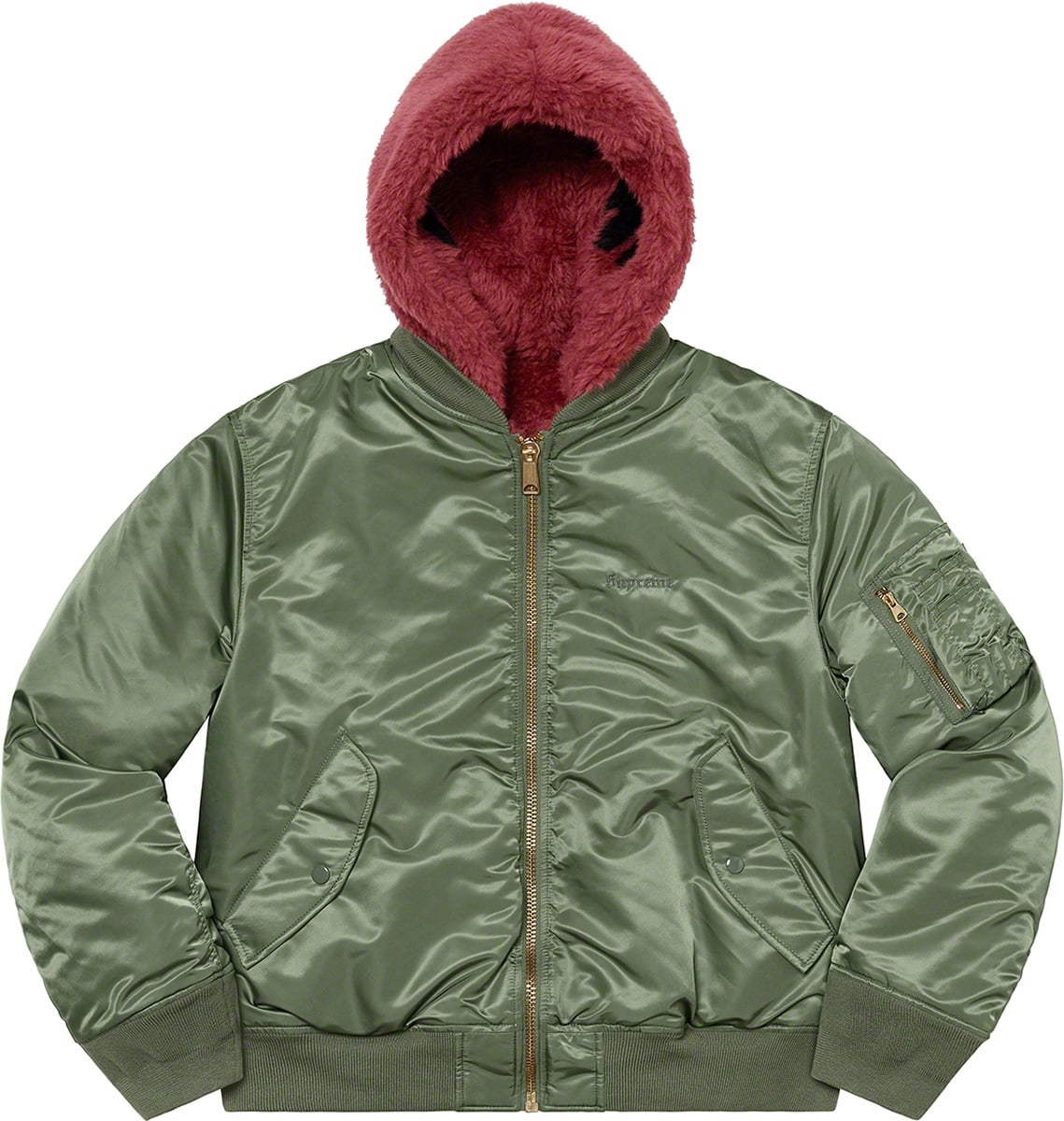 Faux Fur Reversible MA-1 view 12